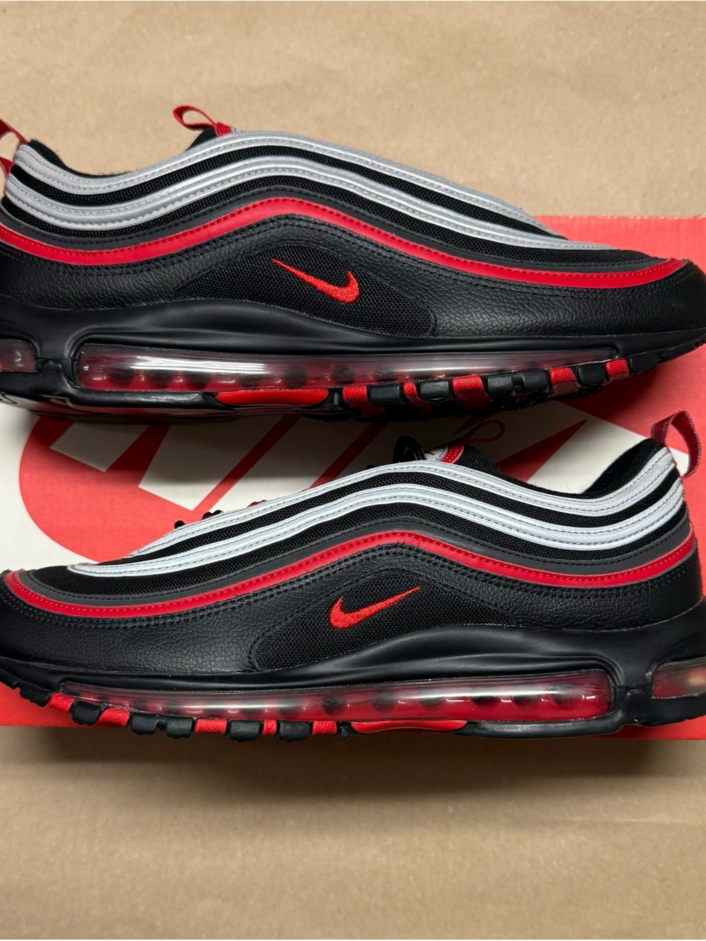 Nike Air Max 97 Reflective Bred Men’s size 11.5 running shoes Rare!